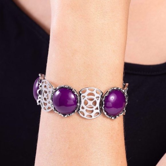 paparazzi Jewelry - Ethereal Excursion - Purple Bracelet
